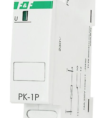Реле промежуточное PK-1Р/UN, IP20, монтаж на DIN-рейке 35мм 220В 50Гц 16А