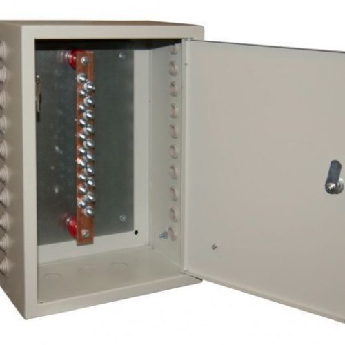 Ящик ГЗШ21 - 20 - 340А (медь 3х30 до 340 Ампер ) 20 присоединений - IP54 Texenergo