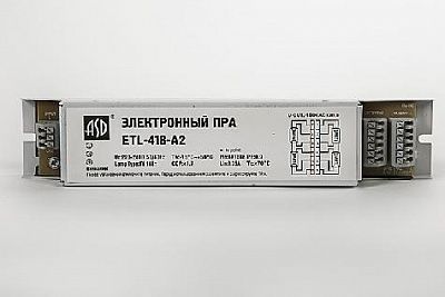Электронный пускорег.аппарат ЭПРА ETL-418-A2 4х18Вт Т8/G13