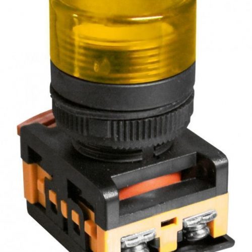 Сигнальная лампа AL-22TE    желтый 230В неоновая лампа, колпачек плоский