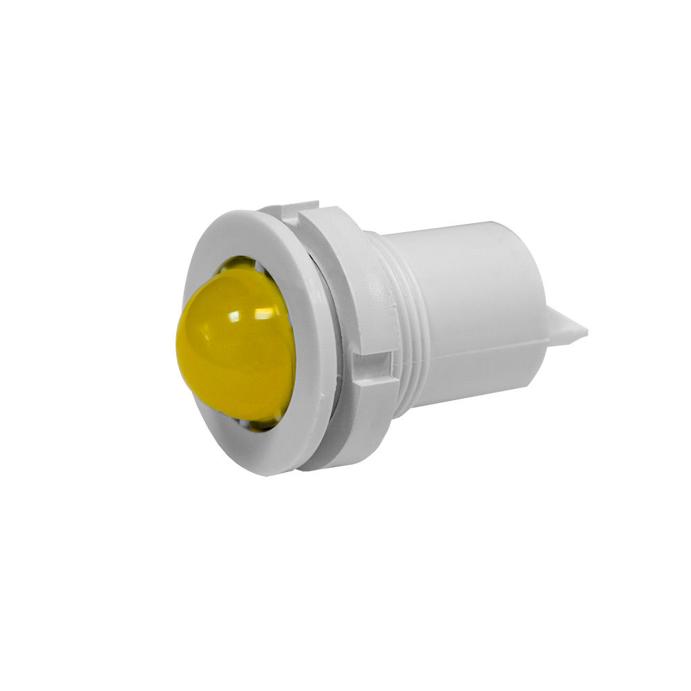Светодиодная коммутаторная лампа СКЛ 11А-Ж-2- 48, желтая, биполярная, 48В