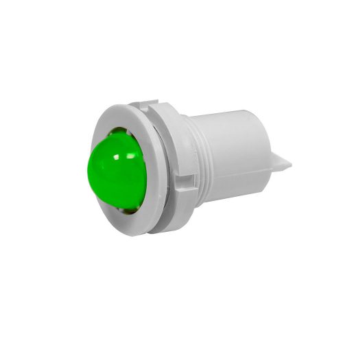 Светодиодная коммутаторная лампа СКЛ 11А-Л-2-12, зеленая, биполярная, 12В