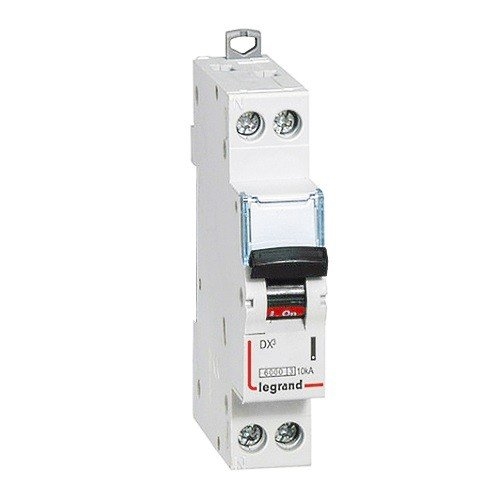Автоматический выключатель DX3 1п+N C16А 6kA/10kA (407742): Автоматический выключатель
