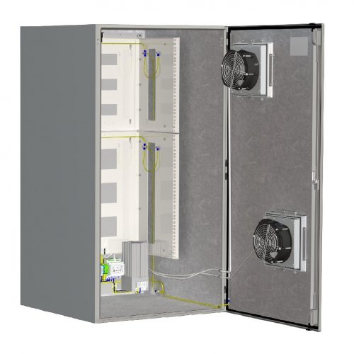 ТШ-10В: Шкаф монтажный с обогревом и вентиляцией