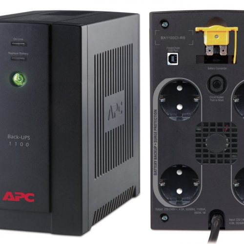 BX1100CI-RS APC Back-UPS 1100 ВА: Источник бесперебойного питания с авторегулировкой напряжения