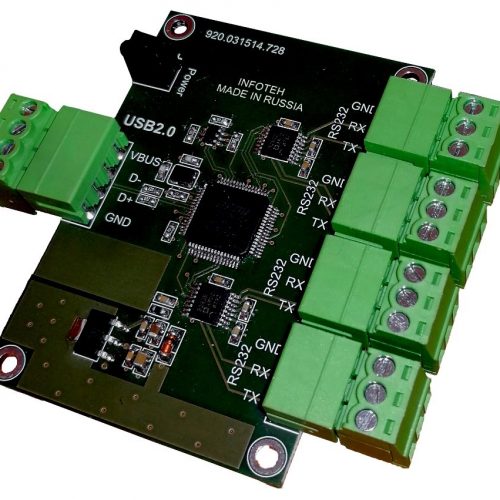 AVT-USB/4RS232: Промышленный преобразователь USB в RS-232