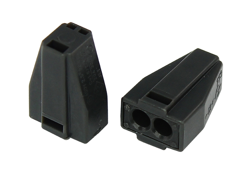 Экспресс-клемма с пастой, 2-проводная до 2,5 мм², серая 773-302 REXANT (07-3020): Клеммник для провода