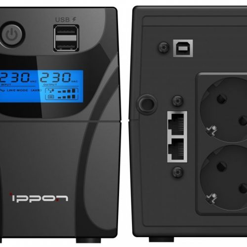 Ippon Back Power Pro II 650 Euro (1005511): Источник бесперебойного питания