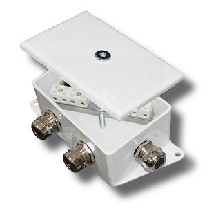 КМ-О (10к)-IP66-d, два ввода: Коробка монтажная огнестойкая