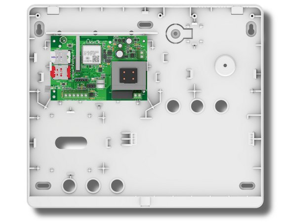 Контакт GSM-14А Wi-Fi с внешней GSM антенной в корпусе под АКБ 1,2 Ач: Панель охранная радиоканальная