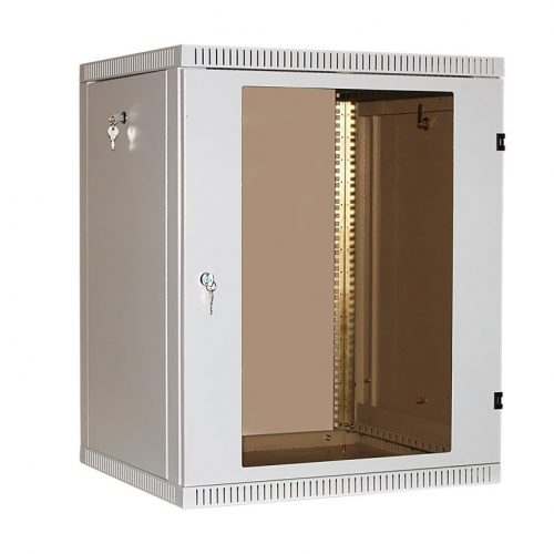 NT WALLBOX 12-63 G (084695): Шкаф телекоммуникационный 19" настенный, дверь стекло-металл