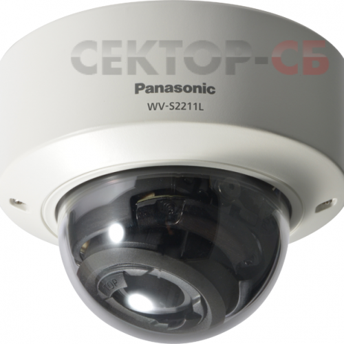 WV-S2211L Panasonic Антивандальная купольная IP-камера с моторизированным объективом
