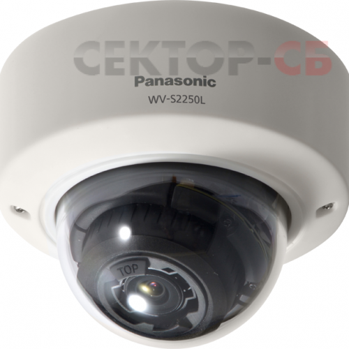 WV-S2250L Panasonic Антивандальная купольная IP-камера с моторизированным объективом