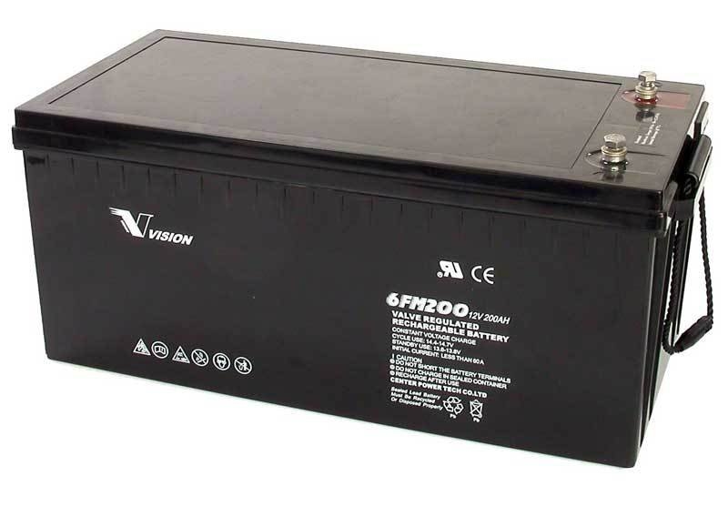 VISION 6FM200SE-X: Аккумулятор герметичный свинцово-кислотный