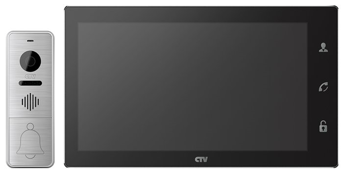 CTV-DP4102 FHD B (чёрный): Комплект видеодомофона
