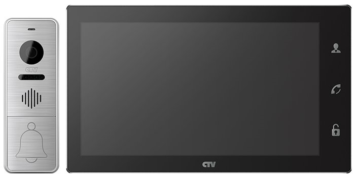 CTV-DP4102AHD B (чёрный): Комплект видеодомофона
