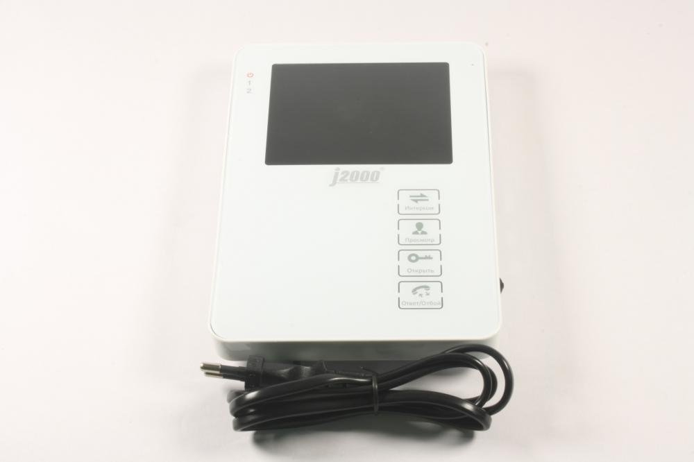 J2000-DF-ДИАНА (белый): Монитор видеодомофона цветной