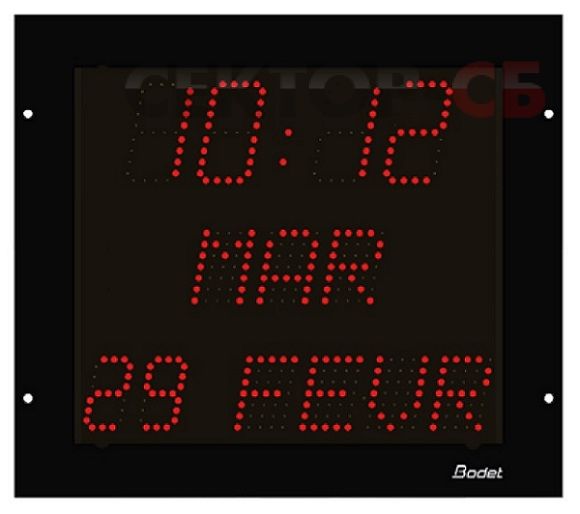 Style 7D RM NTP BODET Вторичные цифровые LED часы