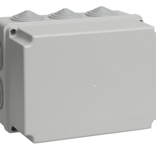 КМ41246 190х140х120 (UKO10-190-140-120-K41-55): Коробка распаячная для открытой проводки