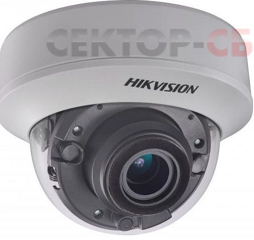 DS-2CE56F7T-AITZ Hikvision Купольная уличная HD-TVI камера с ИК подсветкой