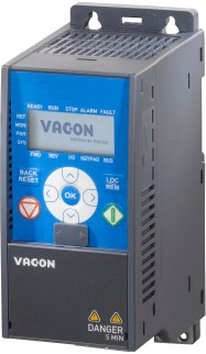 Частотный преобразователь VACON0010-1L-0009-2+DLRU+LLRU 2,2кВт 220В