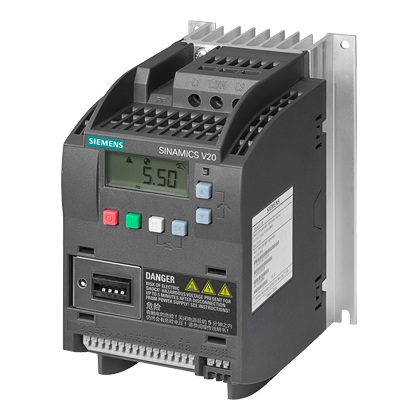 Преобразователь частоты Siemens v20 6SL3210-5BE22-2UV0 3ф без фил. 5.6А 2.2кВт 380В