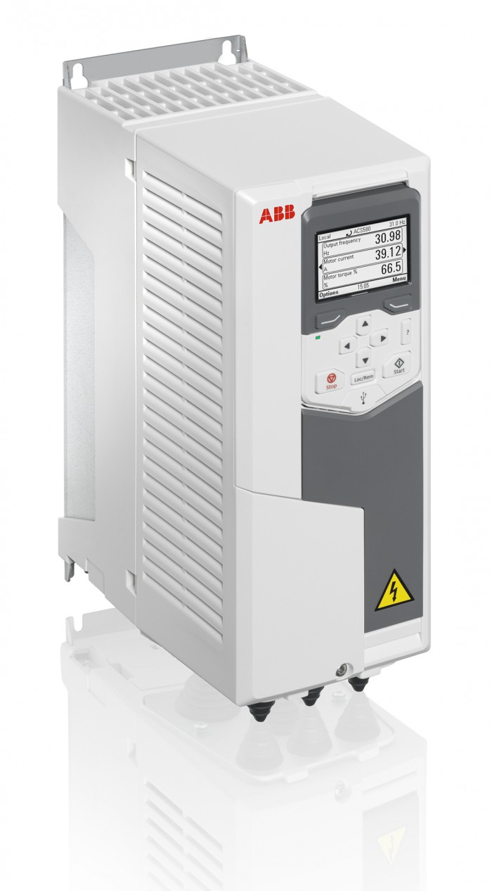 Частотный преобразователь ABB ACS580-01-206A-4+J400+B056 110кВт 380В IP55 3 ф, с панелью управления