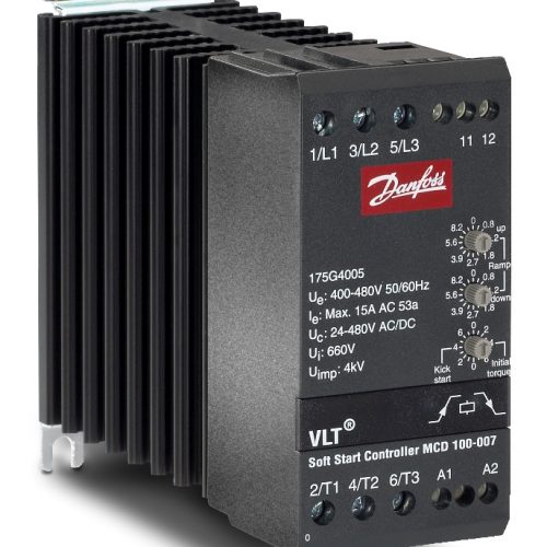 Устройство плавного пуска Danfoss MCD100-007 7,5 кВт 220В