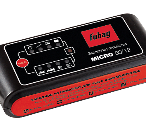 Зарядное устройство Fubag MICRO 80/12 емкостью 80 А*ч