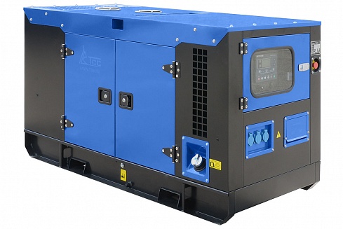 Дизельный генератор ТСС АД-150С-Т400-1РКМ11 16 кВт 220В/380В TTd 22TS ST 3ф. шумозащитный кожух