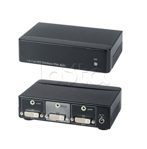 Усилитель-разветвитель DVI и аудио сигнала SC&T DD02A
