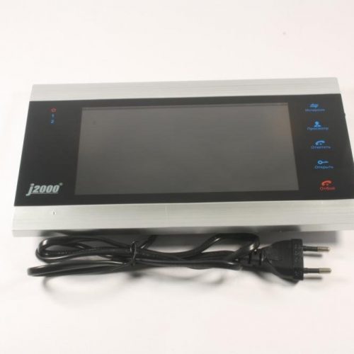 J2000-DF-ВАРВАРА AHD 2mp (чёрный): Монитор видеодомофона цветной