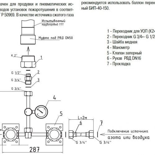 УОП-10: Устройство для опрессовки трубопровода