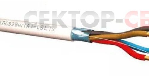 КПСВЭВнг(А)-LSLTx 2x2x1,5 КРОМКАБЕЛЬ Негорючий низкотоксичный экранированный симметричный кабель парной скрутки