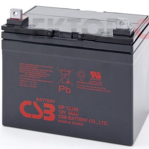 GP-12340 CSB Аккумулятор 12 В, 34 A/ч