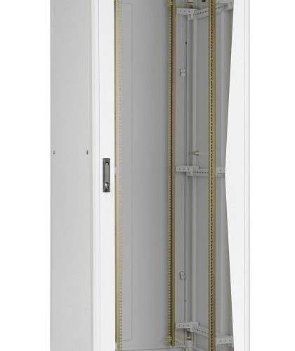 TFR-338080-GMMM-GY: Напольный шкаф 19", 33U, стеклянная дверь