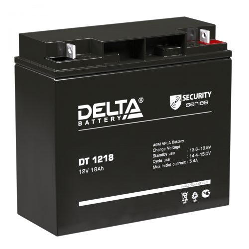 DT-1218 Delta Аккумулятор 12 В, 18 A/ч