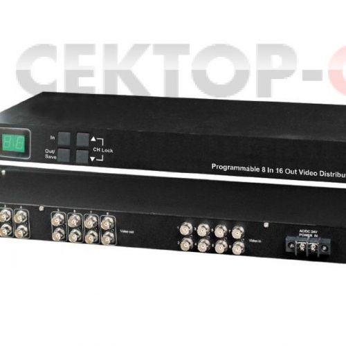 CD816P SC&T Программируемый видеоразветвитель-коммутатор