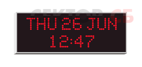 4520E.05.R.S.EU WHARTON Вторичные цифровые часы с календарем
