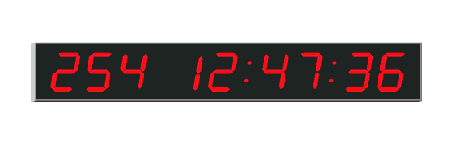 4610N.100.R.S.PoE WHARTON Вторичные цифровые часы с Юлианским календарем