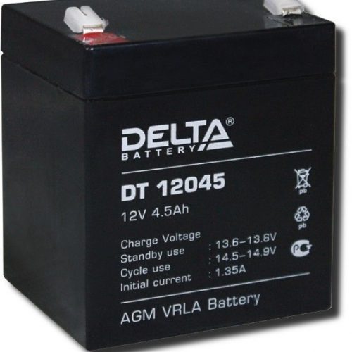 DT-12045 Delta Аккумулятор 12 В, 4,5 A/ч