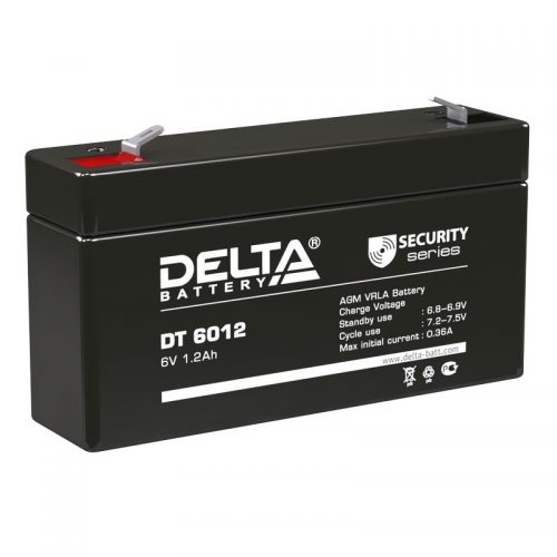 DT-6012 Delta Аккумулятор 6 В, 1,2 А/ч