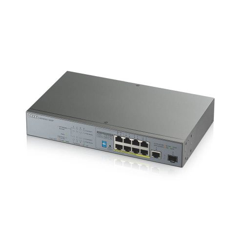 GS1300-10HP-EU0101F: Коммутатор PoE+ для IP-видеокамер rack 19", 9xGE (8xPoE+), 1xSFP, бюджет PoE 130 Вт