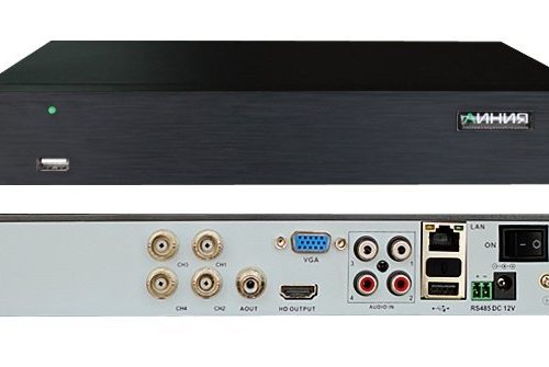 Линия XVR 4 H.265: Видеорегистратор мультиформатный 4-канальный