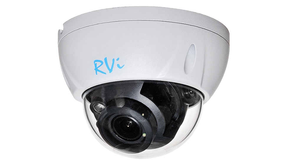 RVi-1ACD102 (2.7-13.5) white: Видеокамера мультиформатная купольная