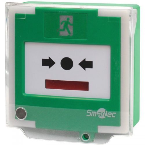 ST-ER126DMLS-GN: Устройство разблокировки двери с восстанавливаемой кнопкой активации
