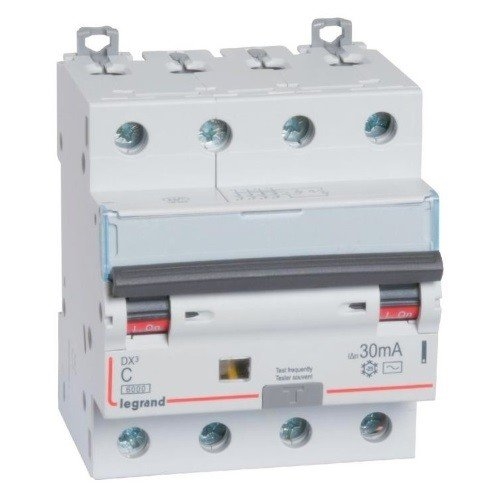 АВДТ DX3 4П C25А 30MA-AC (411188): Автоматический выключатель дифференциального тока