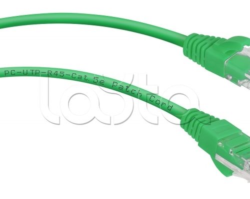 Патч-корд UTP, категория 5e, 0.15 м, неэкранированный, зеленый Cabeus PC-UTP-RJ45-Cat.5e-0.15m-GN