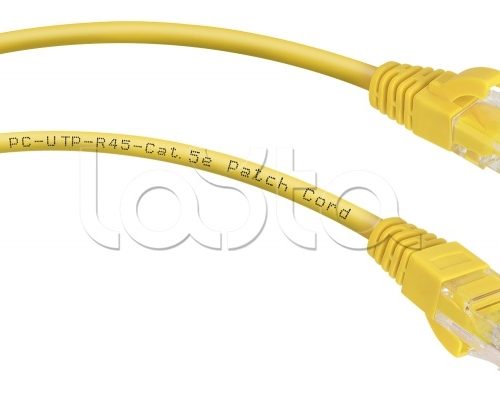 Патч-корд UTP, категория 5e, 0.15 м, неэкранированный, желтый Cabeus PC-UTP-RJ45-Cat.5e-0.15m-YL