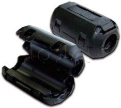 Фильтр ферритовый на шнур питания 3х1.5 мм2 с защелкой, черный LANMASTER LAN-FF-1.50-BK